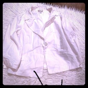 White blazer